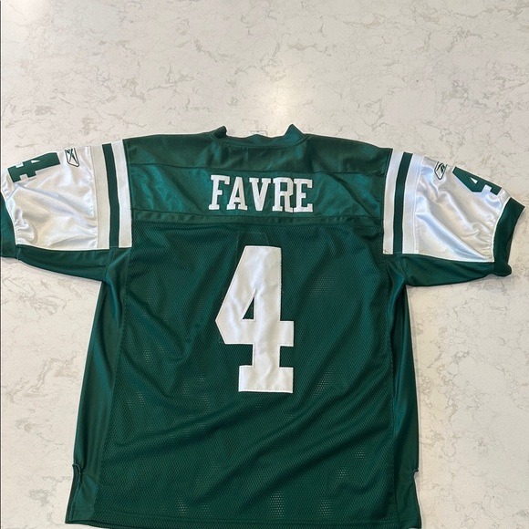 Reebok Authentic Brett Favre Size 50 New York Jets Jersey Football Game Day - Picture 9 of 16